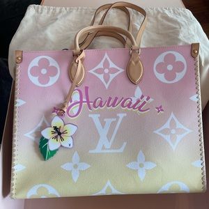 LV on the go limited edition Hawaii bag